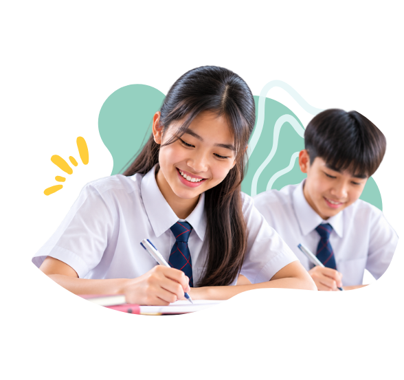 Students taking ICAS at school
